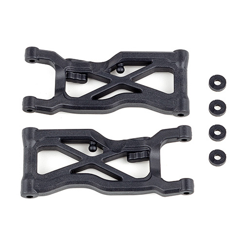 RC10B7 FT Rear Suspension Arms, carbon