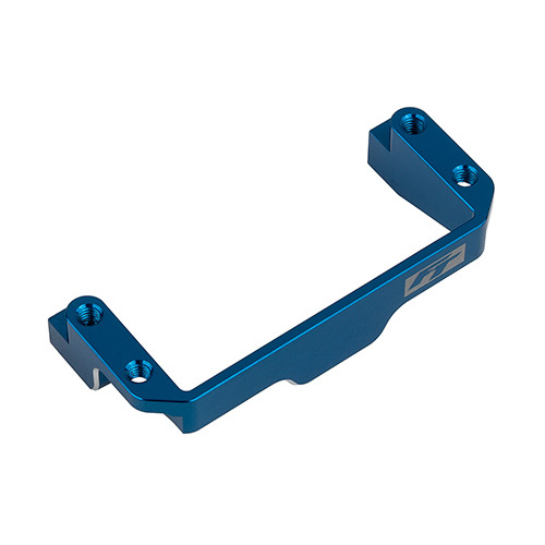 RC10B7 FT One-Piece Servo Mount, blue aluminum