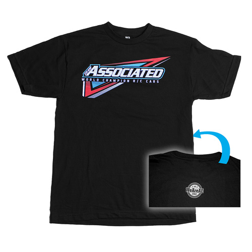 ####Team Associated Tri T-Shirt, black, 4XL