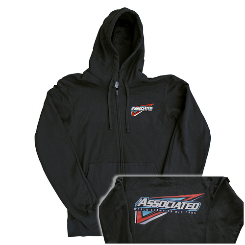 ####Team Associated Tri Zip-Up, black, L