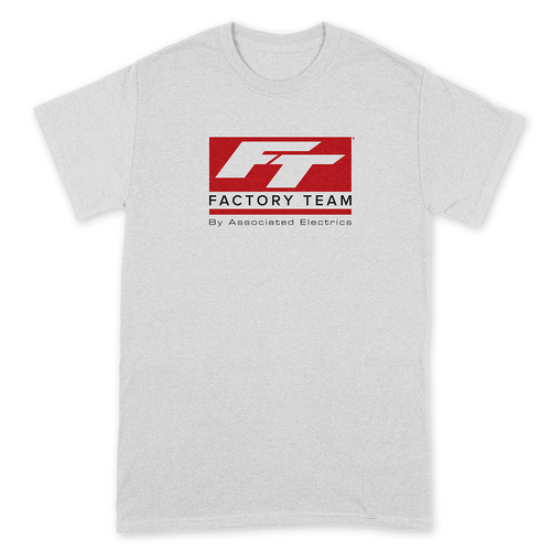 Factory Team Logo T-shirt, white, 3XL