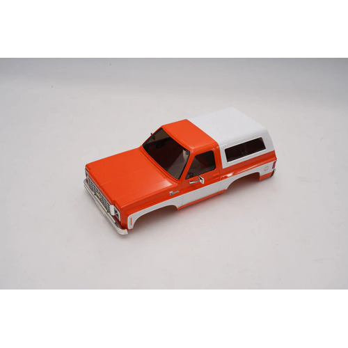 12403OR CHEVROLET K5 BLAZER CAR BOBY ASSEMBLY PAINTED (WHITE / ORANGE)