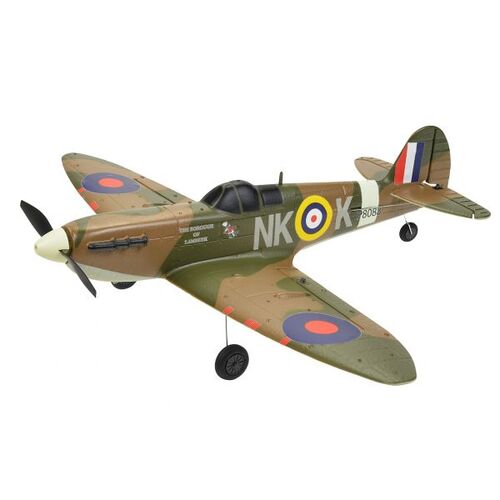 EZ-Wings - Mini Spitfire MK II - RTF - 450mm - 2 x  Li-Po Battery - USB Charger