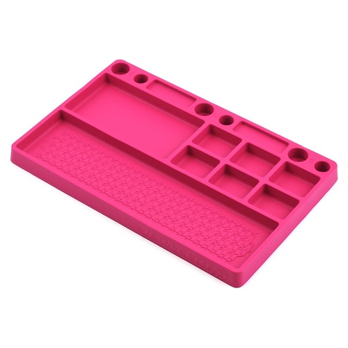 JConcepts parts tray, rubber material - pink 