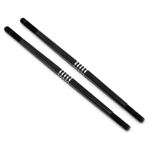 JConcepts - Tekno NT48 2.0 Fin optional Titanium turnbuckle 4x106mm, stealth black - 2pc