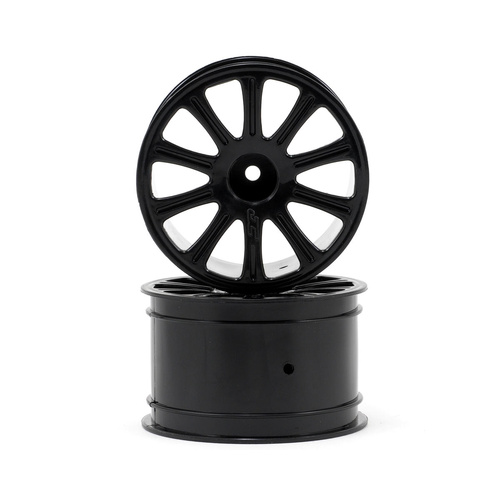 Rulux - 1/16th E-Revo wheel - 2.2" - (black) - 2pc. 