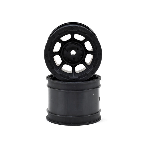 Hazard - 1.7" RC10 rear wheel - black (1/4" original axle)