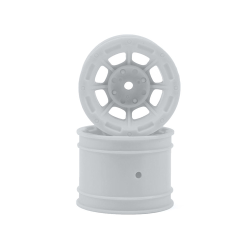 Hazard - 1.7" RC10 rear wheel - white (1/4" original axle)