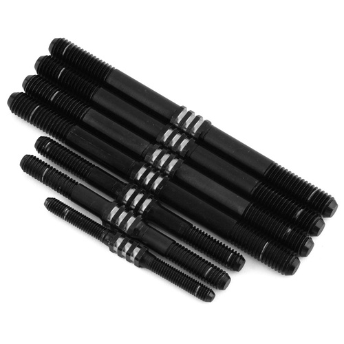 JConcepts - Tekno NB48 2.1 Fin Titanium turnbuckle set, stealth black - 7pc