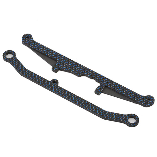 JConcepts Regulator Carbon Fiber Steering Rack & Rear Lockout (Blue)