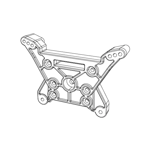 MJX Rear Shock Absorber Frame 10208