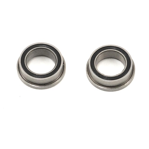 ProTek RC 1/4x3/8x1/8" Ceramic Rubber Shielded Flanged "Speed" Bearing (2)