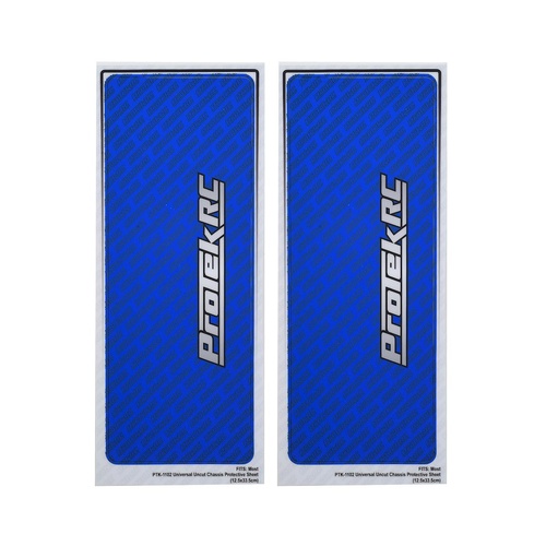 ProTek RC Universal Chassis Protective Sheet (Blue) (2)