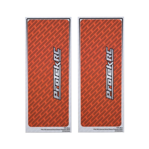 ProTek RC Universal Chassis Protective Sheet (Orange) (2)