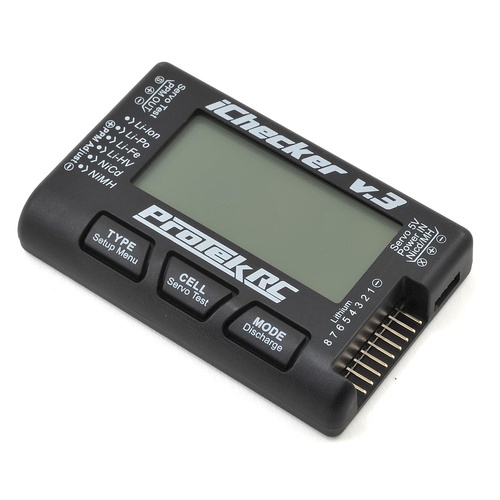 ProTek RC "iChecker 3.0" LCD LiPo Battery Cell Checker (2-8S)