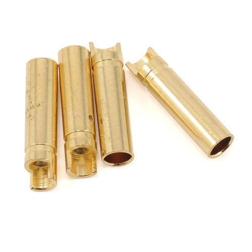 ProTek RC 4.0mm "Super Bullet" Solid Gold Connectors (4 Female)