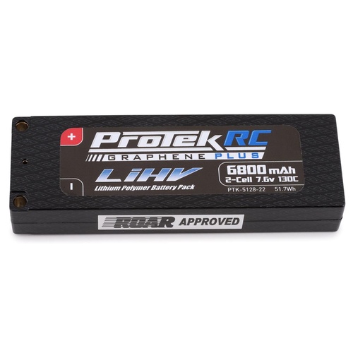 ProTek RC 2S 130C Low IR Si-Graphene + HV LCG LiPo Battery (7.6V/6800mAh)