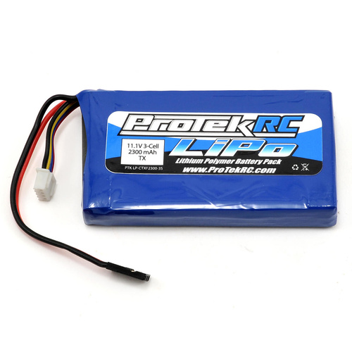 ProTek RC LiPo 3PK/M11 Car Transmitter Battery Pack (11.1V/2300mAh)