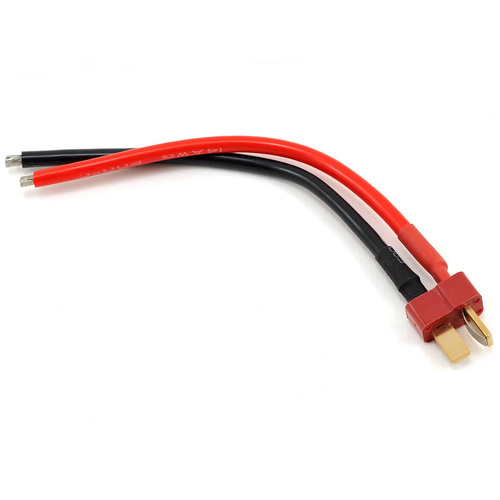 ProTek RC T-Style Ultra Plug Male Device Pigtail (10cm, 14awg wire) (1)