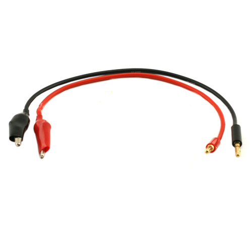 ProTek RC Heavy Duty (14awg) Charge Lead (Alligator Clips to 4mm Banana Plugs)