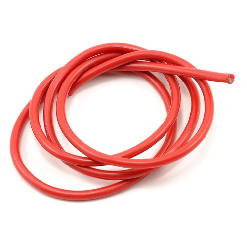 ProTek RC Silicone Hookup Wire (Red) (1 Meter) (12AWG)