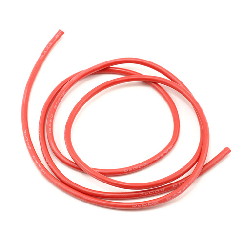 ProTek RC Silicone Hookup Wire (Red) (1 Meter) (14AWG)