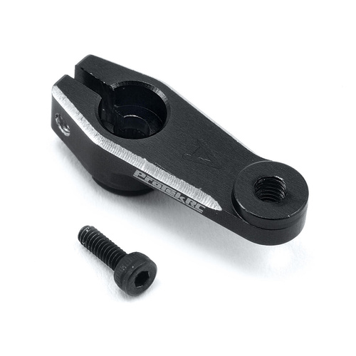 ProTek RC Aluminum Team Associated 1/10 Clamping Servo Horn (Black) (24T-Hitec)