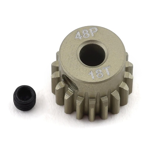 ProTek RC 48P Lightweight Hard Anodized Aluminum Pinion Gear (3.17mm Bore) (18T)