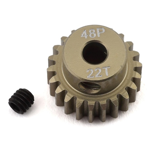 ProTek RC 48P Lightweight Hard Anodized Aluminum Pinion Gear (3.17mm Bore) (22T)