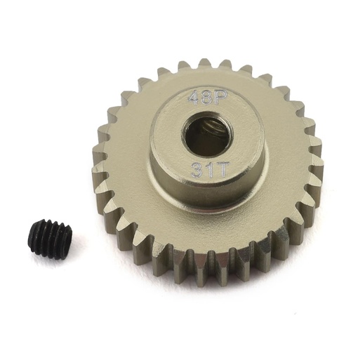 ProTek RC 48P Lightweight Hard Anodized Aluminum Pinion Gear (3.17mm Bore) (31T)