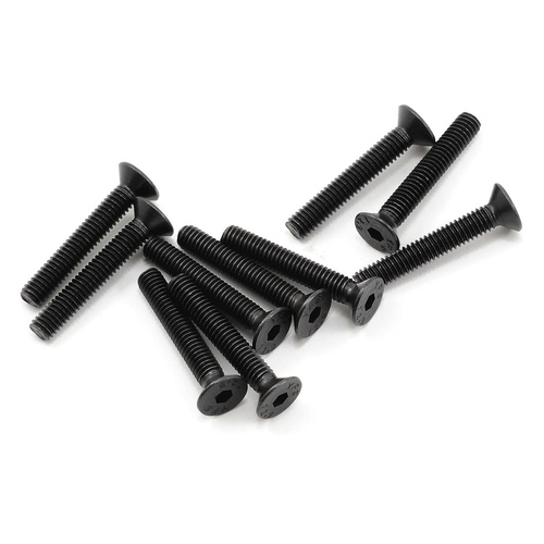 ProTek RC 4x25mm "High Strength" Flat Head Screws (10)