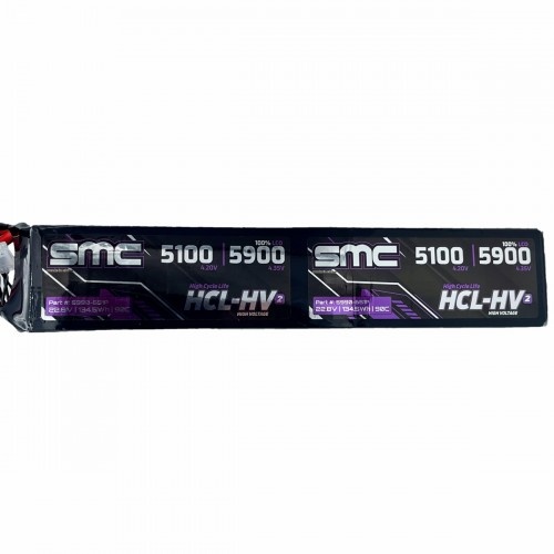 HCL-HV2 Flight 45.6V/12S-5900mAh-90C Stick pack