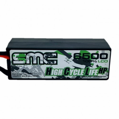 HCL-HP 14.8V-6500mAh 150C Hardcase Traxxas first gen. Compatible with ID connector