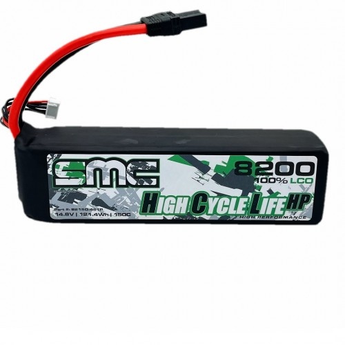 HCL-HP 14.8V 8200mAh 150C G10 Protection Plates Maxx-V2 and X-Maxx  Traxxas first gen. Compatible with ID connector 