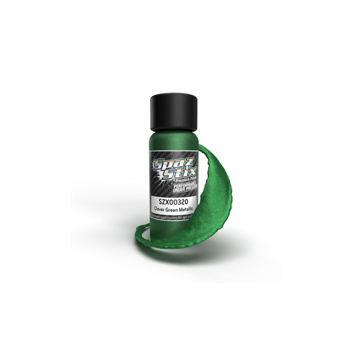 Clover Green Metallic Airbrush Ready Paint, 2oz Bottle