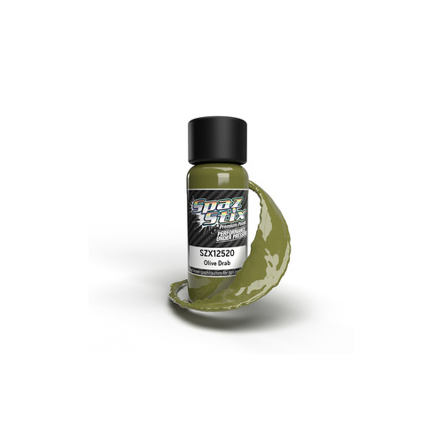 Olive Drab Airbrush Ready Paint, 2oz Bottle