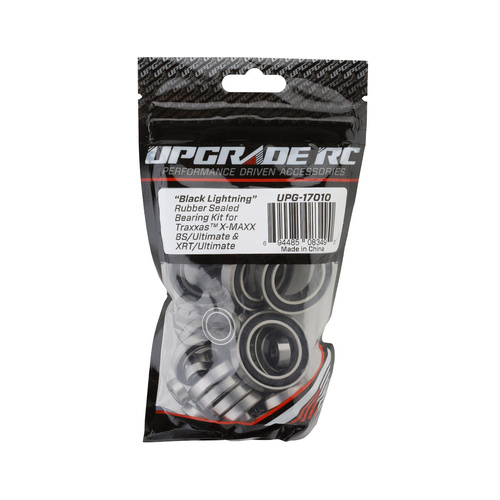 UpGrade RC "Black Lightning" Rubber Sealed Bearing Kit for Traxxas X-MAXX 8S/