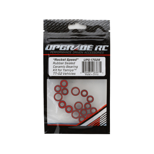 UpGrade RC "Rocket Speed" Rubber Sealed Ceramic Bearing Kit for Tamiya