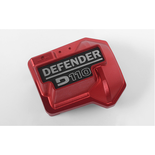 Defender D110 Diff Cover for Traxxas TRX-4 (Red)