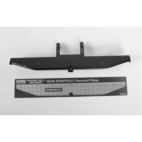 KS Rear Bumper for Traxxas TRX-4 '79 Bronco Ranger XLT (Black)