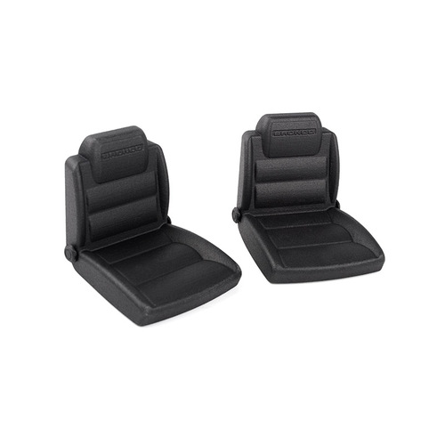 Bucket Seats for Axial SCX10 III Early Ford Bronco (Black)