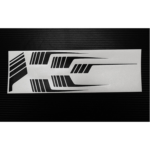 RC4WD Clean Stripes for 1987 Toyota XtraCab Hard Body (Black)