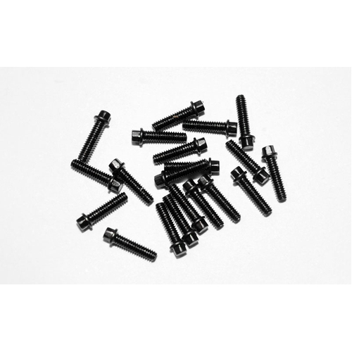 RC4WD Miniature Scale Hex Bolts (M2 x 8mm) (Black)