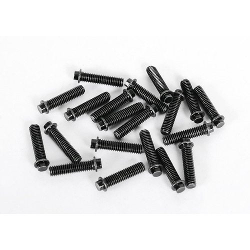 RC4WD Miniature Scale Hex Bolts (M3x12mm) (Black)