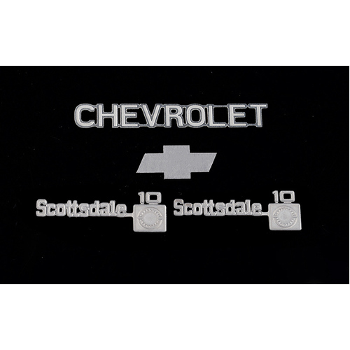 RC4WD Chevrolet K10 Metal Emblem Set