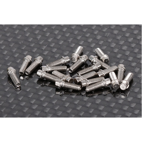 RC4WD Miniature Scale Hex Bolts (M2 x 6mm) (Silver)