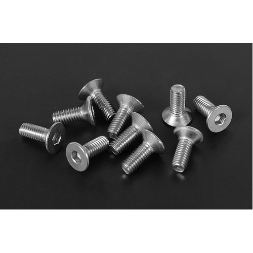 Flat Head Socket Cap Screw M3 x 8mm (10)