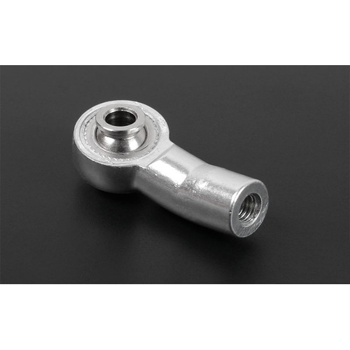 M3 Bent Aluminum Axial Style Rod End (Silver) (10)