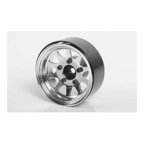 OEM Stamped Steel 1.55" Beadlock Wheels (Chrome)