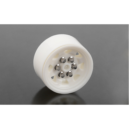 OEM Plastic 0.7" Beadlock Wheels (White)